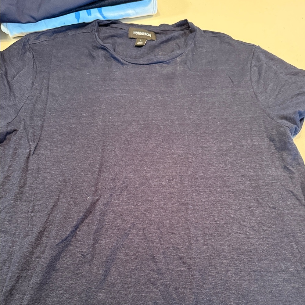 Nordstrom Men's Navy Short Sleeve Tee